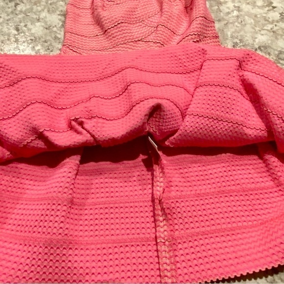 L'atiste Prom / Spring Formal Bandage Dress in Barbie Pink and Cream size Large - Picture 6 of 11